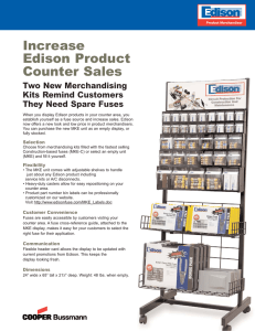 Increase Edison Product Counter Sales Two New Merchandising