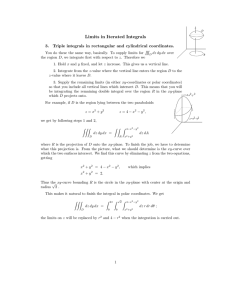 Limits in Iterated Integrals