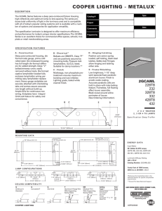 COOPER LIGHTING - METALUX