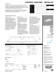 COOPER LIGHTING - METALUX