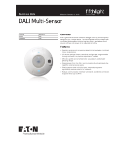 DALI Multi-Sensor Technical Data Overview