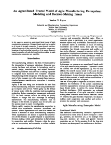 An Agent-Based  Fractal  Model of  Agile ... Modeling  and  Decision-Making  Issues