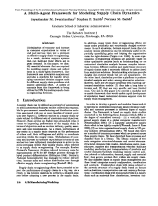 A  Multi-Agent Framework  for  Modeling