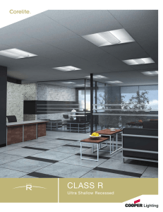 CLASS R Ultra Shallow Recessed