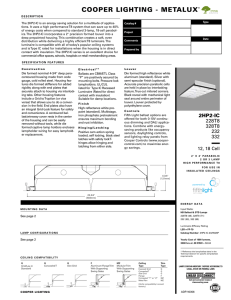 The 2HP2-IC is an energy saving solution for a multitude... tions. It uses a high performance T8 system that can...