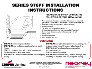 SERIES S76PF INSTALLATION INSTRUCTIONS PLEASE MAKE SURE YOU HAVE THE FOLLOWING BEFORE INSTALLATION