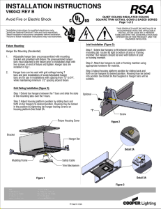 INSTALLATION INSTRUCTIONS V90042 REV B Avoid Fire or Electric Shock