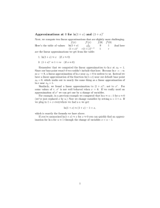 Approximations  at  0  for  ln(1 +...
