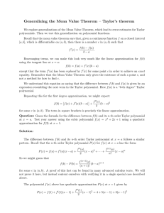 Generalizing  the  Mean  Value  Theorem  –...