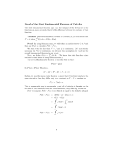 Proof  of  the  First  Fundamental ...