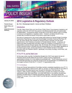 2014 Legislative &amp; Regulatory Outlook Introduction