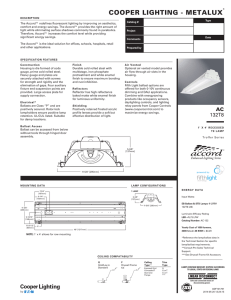 COOPER LIGHTING - METALUX