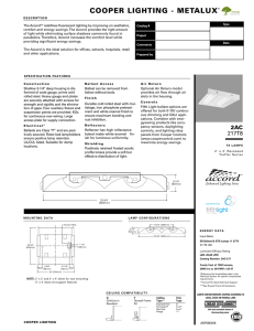 COOPER LIGHTING - METALUX