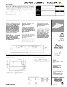 The Accord redefines fluorescent lighting by improving on aesthetics,