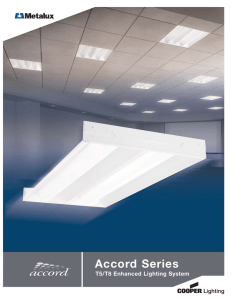 Accord Series T5/T8 Enhanced Lighting System