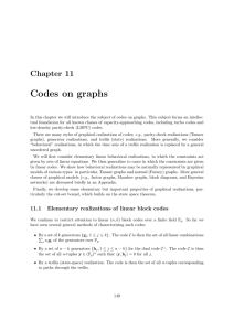 Codes on Chapter 11