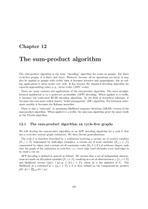 The sum-product Chapter 12