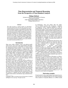 Time Representation and Temporal Reasoning from the Perspective of Non-Standard Analysis