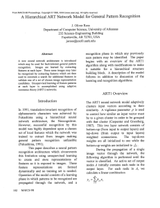 A Hierarchical ART Network Model for  General Pattern Recognition