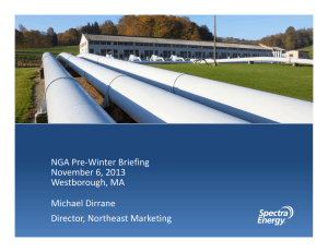 NGA Pre‐Winter Briefing November 6, 2013 Westborough, MA Michael Dirrane