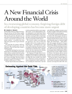 A New Financial Crisis Around the World