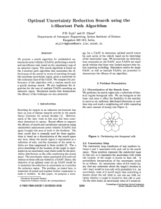 Optimal Uncertainty Reduction Search using the k-S P.B. D.