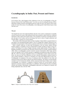 Crystallography in India: Past, Present and Future