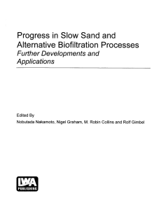 Progress Developments Applications Slow Sand