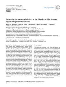 2313–2333, www.the-cryosphere.net/8/2313/2014/ doi:10.5194/tc-8-2313-2014 © Author(s) 2014. CC Attribution 3.0 License.