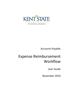 Expense Reimbursement Workflow  Accounts Payable