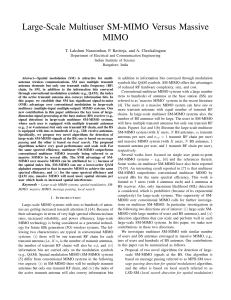 Large-Scale Multiuser SM-MIMO Versus Massive MIMO