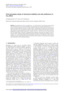 First principles study of structural stability and site preference in Co (W,X)