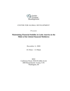 Maintaining Financial Stability in Latin America in the