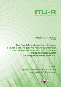 The feasibility of sharing sub-bands between oceanographic radars operating in