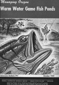arm Water Game Fish Ponds Extension Bulletin)791 October 1959 nik
