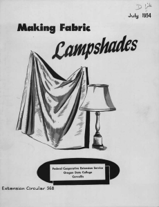 ftrnpstoules Making Fabric July 1954 Extension Circular 568