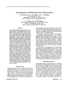 Development  of  Self-Maintenance Photocopiers