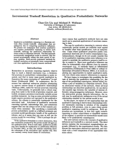 Incremental  Tradeoff  Resolution in  Qualitative Probabilistic Networks