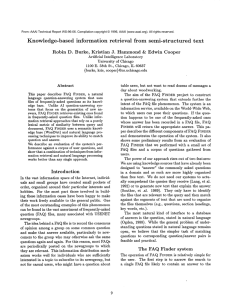 Knowledge-based information retrieval from  semi-structured