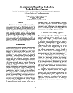 An Approach to  Quantifying  Tradeoffs  in