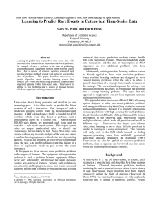 Learning to Predict Rare Events in Categorical Time-Series Data