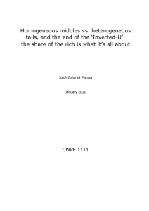 Homogeneous middles vs. heterogeneous tails, and the end of the ‘Inverted-U’: