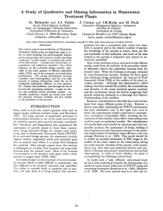 A  Study  of  Qualitative Treatment  Plants