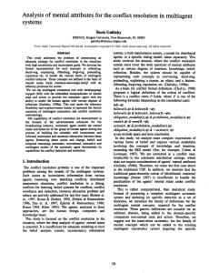 Analysis of  mental attributes  for  the conflict ... systems