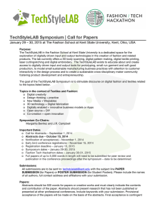 TechStyleLAB Symposium | Call for Papers