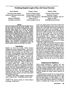 Predicting  Hospital  Length of  Stay with ...