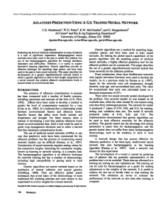 AFLATOXIN PREDICTION USING A  GA  TRAINED