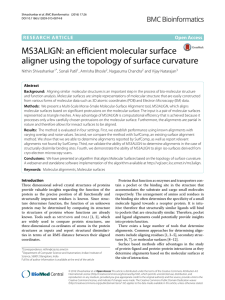 MS3ALIGN: an efficient molecular surface Open Access