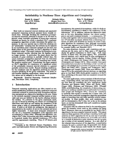 Satisfiability in  Nonlinear  Time:  Algorithms  and ...