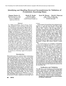 Identifying and  Handling  Structural Incompleteness for  Validation  of